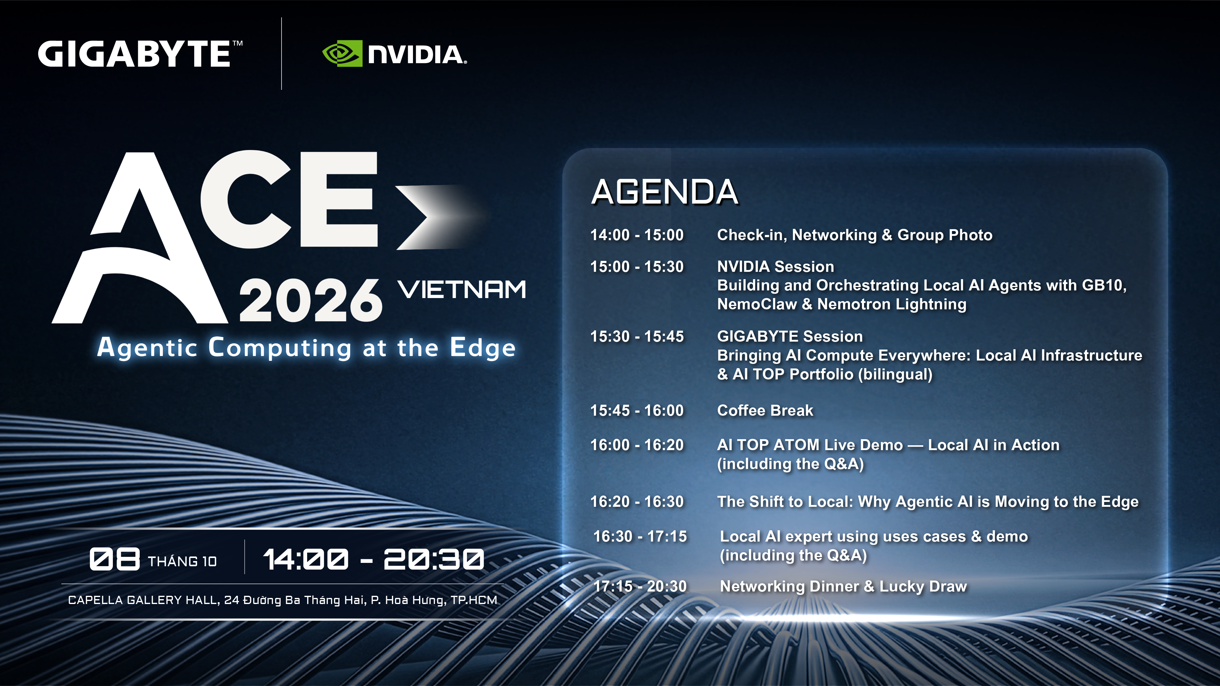 Agenda ACE Chiều